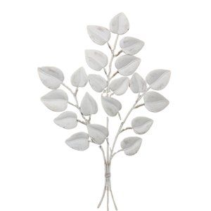 Chabby Chic Metal Leaf Wall Decor